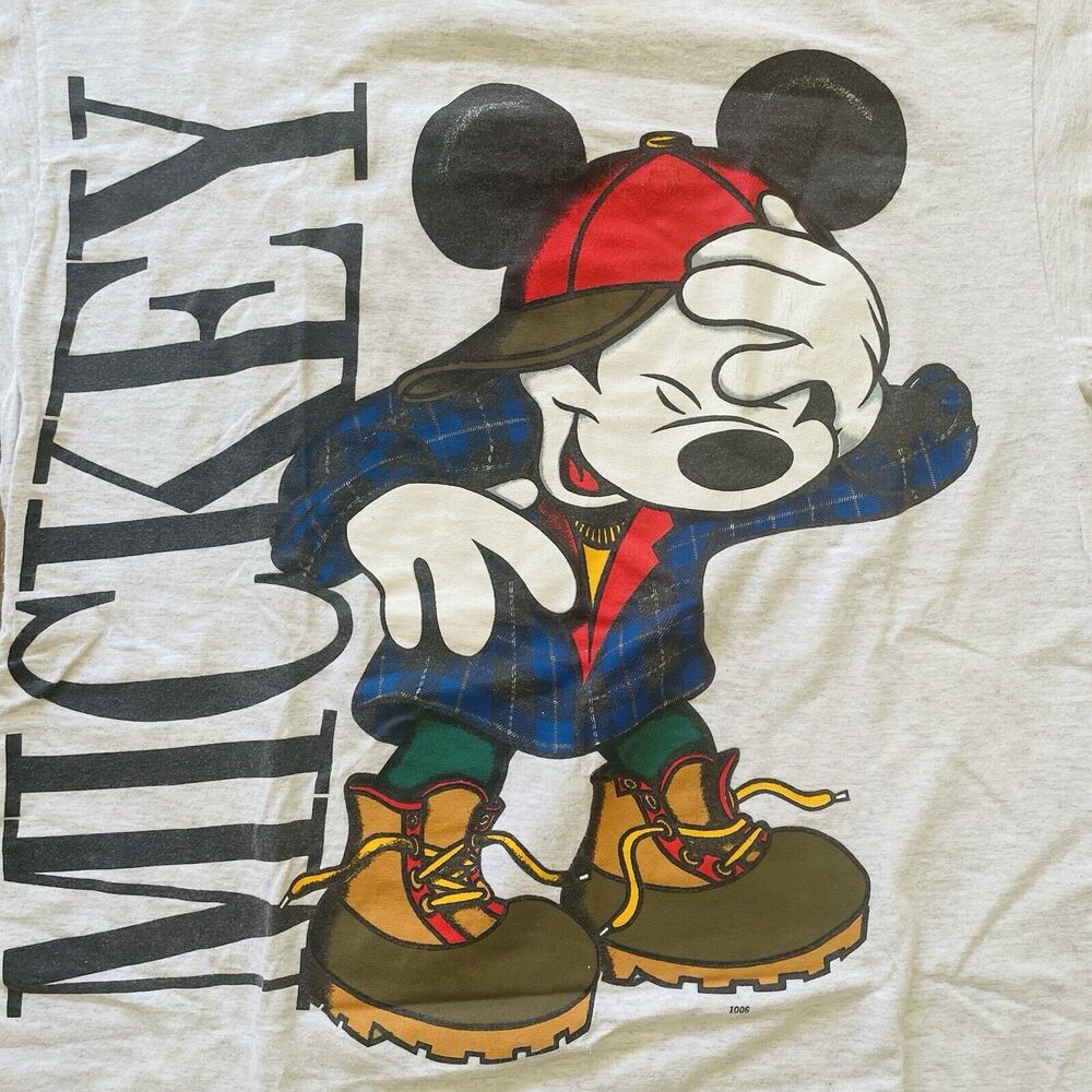 Disney 90’s Vtg Hip Hop Tee Jerry Leigh Single Stitch USA One Size